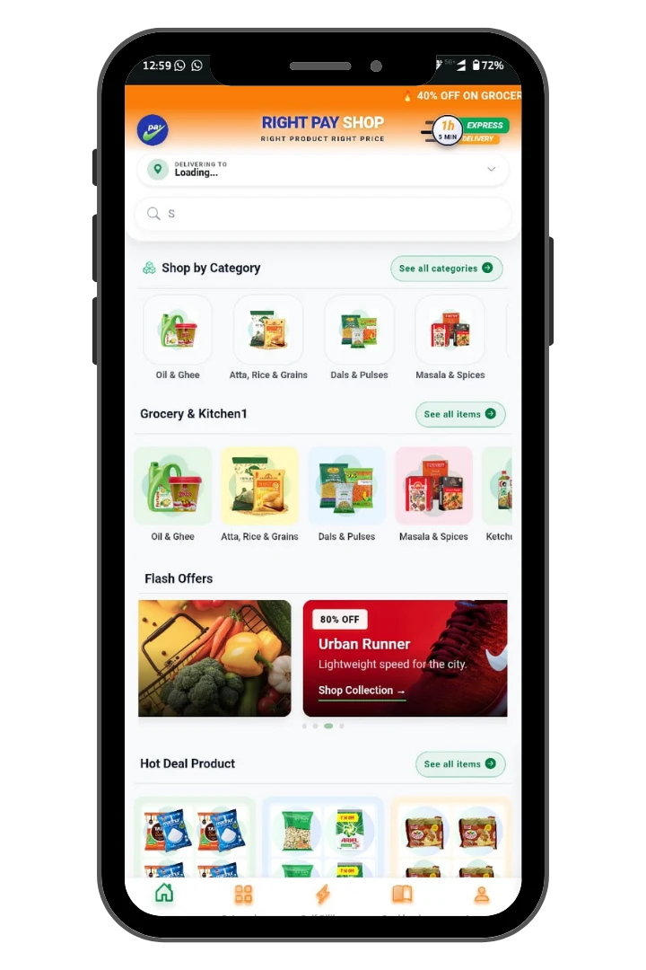 Right Pay Shop exterior — Gopalpur, Durgapur